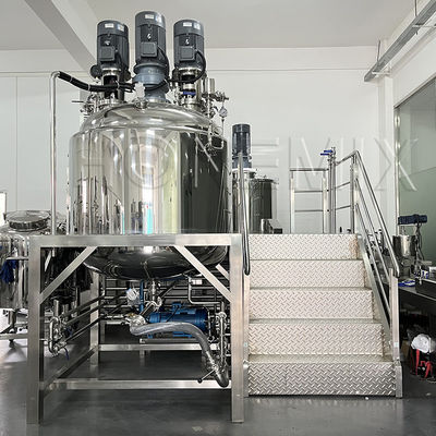 고정 진공 에뮬레이션 믹서 1000L 치약 제조 기계 5.5KW