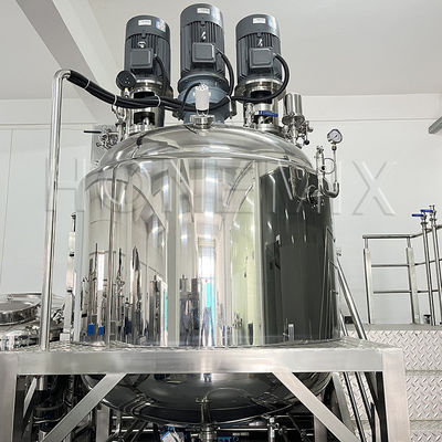 고정 진공 에뮬레이션 믹서 1000L 치약 제조 기계 5.5KW