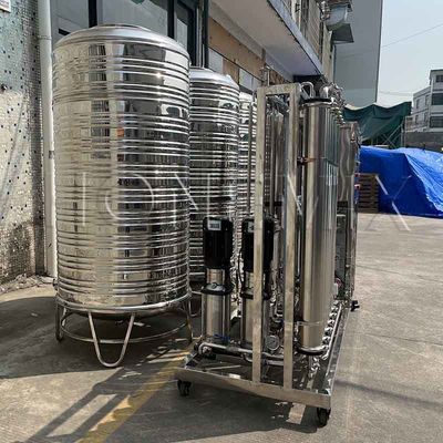 380V RO 물 처리 기계 500L 역오스모시 물 필터링 시스템