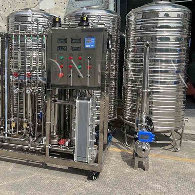 380V RO 물 처리 기계 500L 역오스모시 물 필터링 시스템
