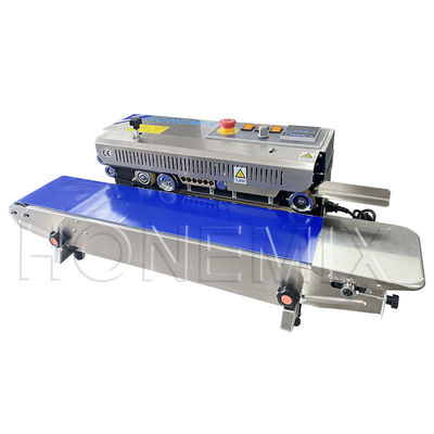 수평 플라스틱 필름 밀폐 기계 600W 가열 전기 플라스틱 가방 밀폐기